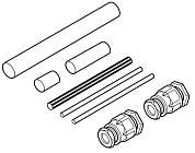Raychem Набор CE32-02 для подключения к соединительной коробке и концевой заделки греющего кабеля EM2-XR