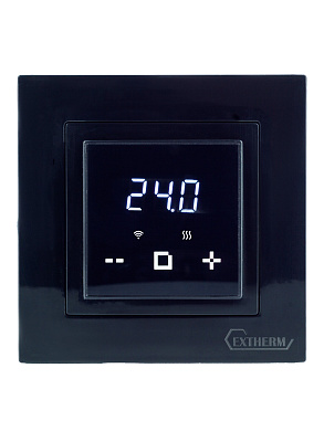 ET-44-B Программируемый термостат/сенсорный экран/ Черный